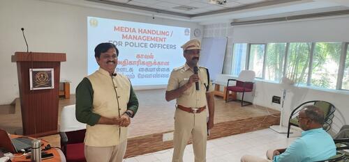 Media handling training for police officers