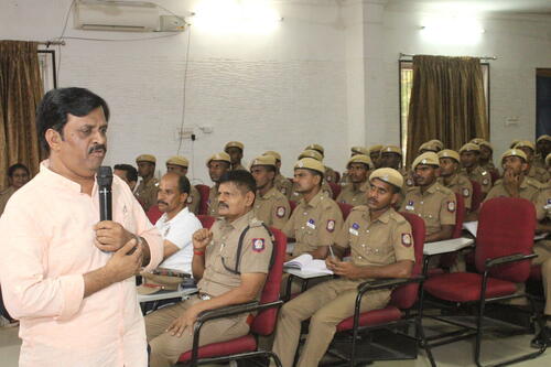 Training session for police
